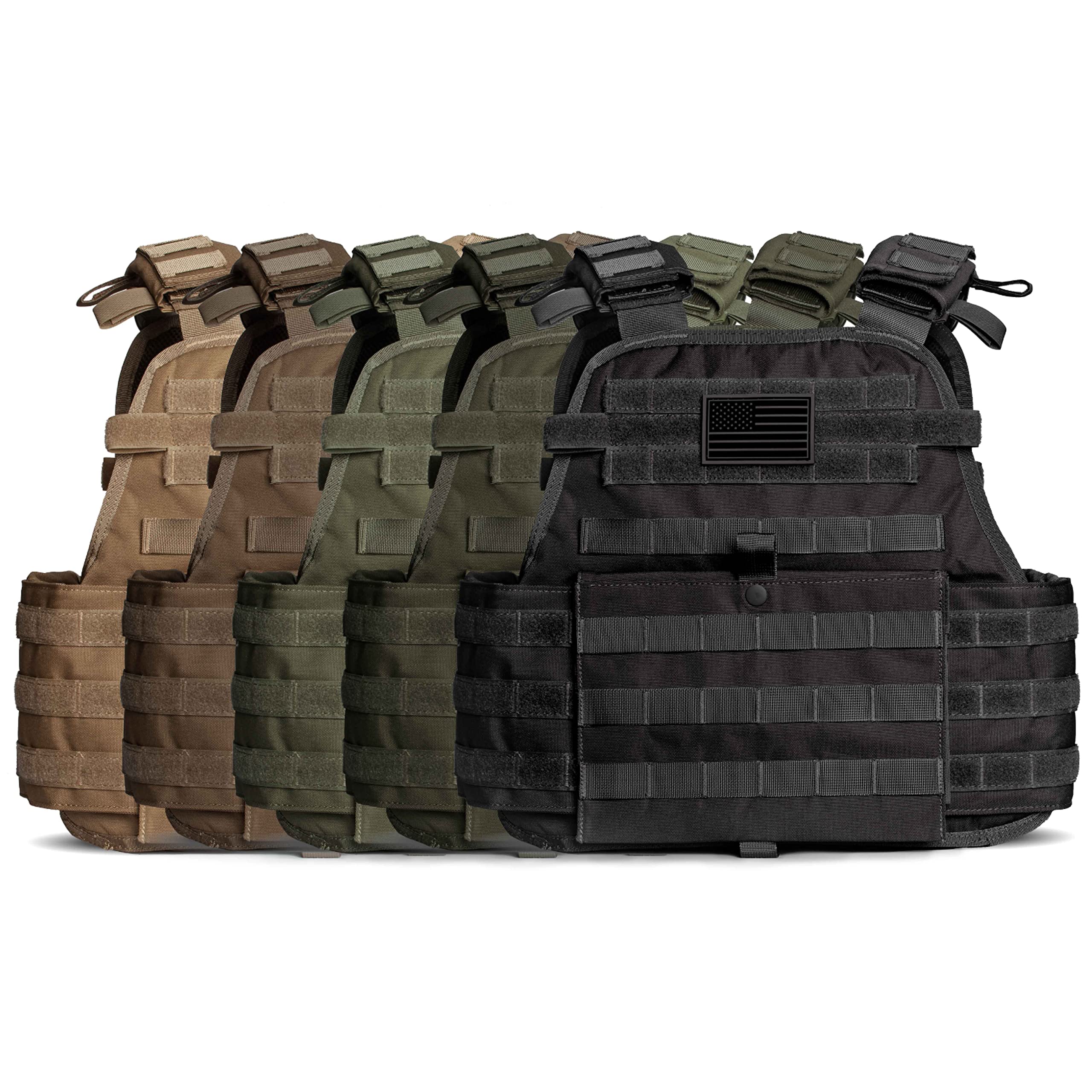 Fully Adjustable Tactical Vest | Combat Veteran Owned Company |Breathable 3D Mesh Liner