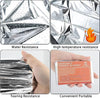 Emergency Mylar Thermal Blankets -Space Blanket Survival kit Camping Blanket (4-Pack). Perfect for Outdoors, Hiking, Survival, Perfect for Bug Out Bag