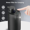 Electric Portable Water Filter - 0.01 Micron 5-Stage Water Purifier Survival with Emergency Lighting Water Purification System for Camping Backpacking Hiking Travel