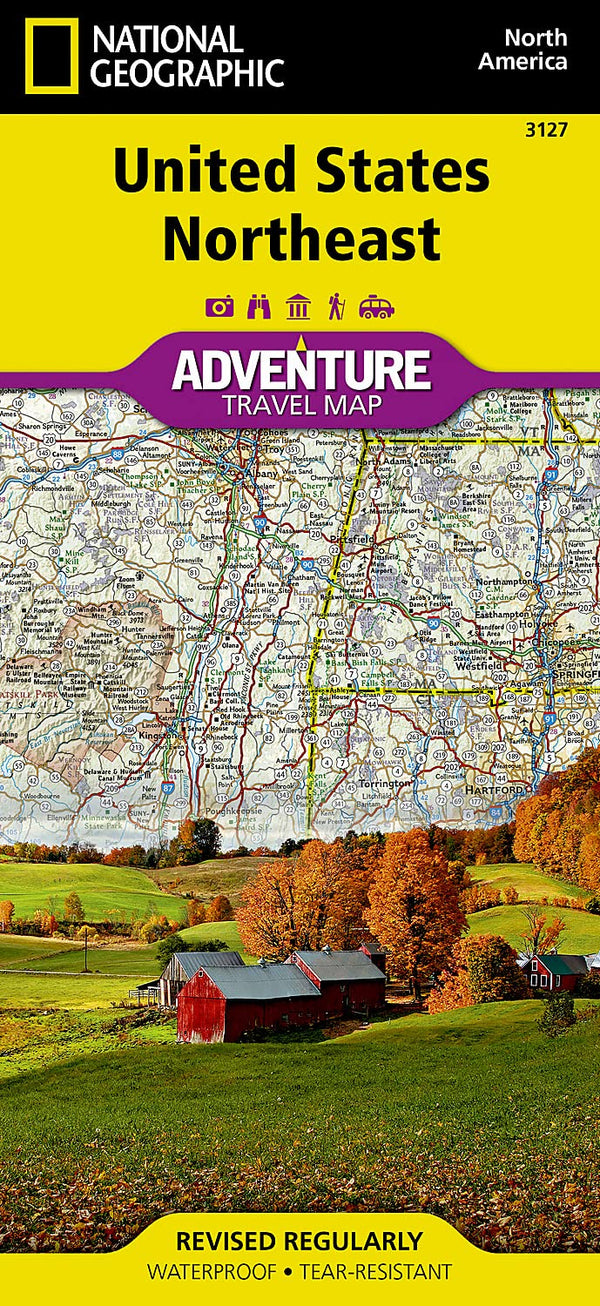 United States, Northeast Map (National Geographic Adventure Map, 3127)