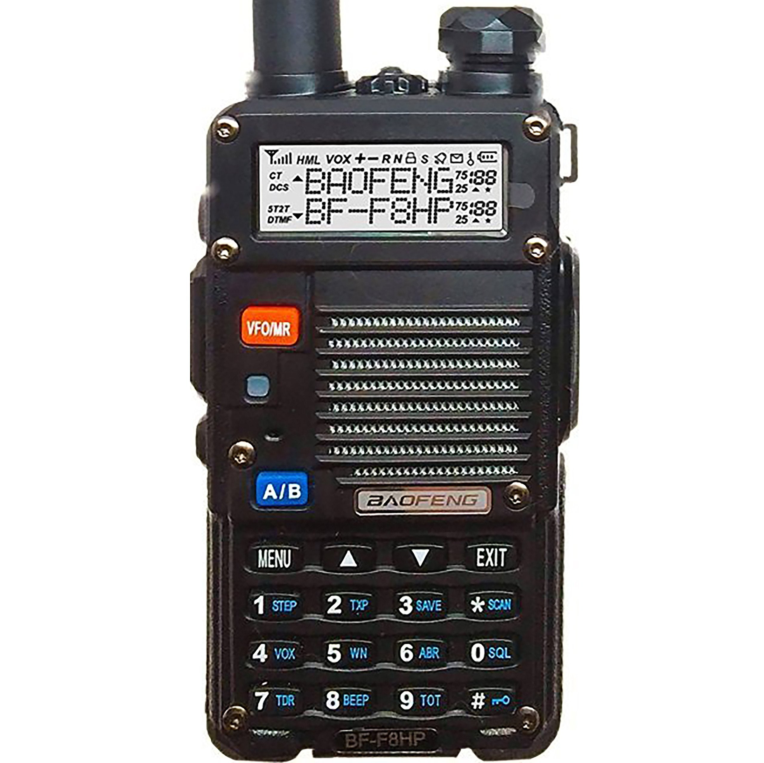 8-Watt Dual Band Two-Way Radio (136-174MHz VHF & 400-520MHz UHF) Includes Full Kit with Large Battery