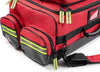 Fully-Stocked Premium First Responder Bag | HSA/FSA Approved | Large Pro EMT/EMS Trauma, Bleeding & Oxygen Medical Kit | CAT Tourniquet, HyFin Chest Seal & 250+ First Aid Supplies (Red)